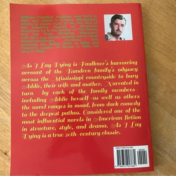 William Faulkner, As I Lay Dying in large print - Picture 2 of 4